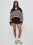 Williamson Stripe Sweater Chocolate / Cream