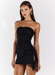 product Princess Polly High Neck  Donelli Lace Mini Dress Black