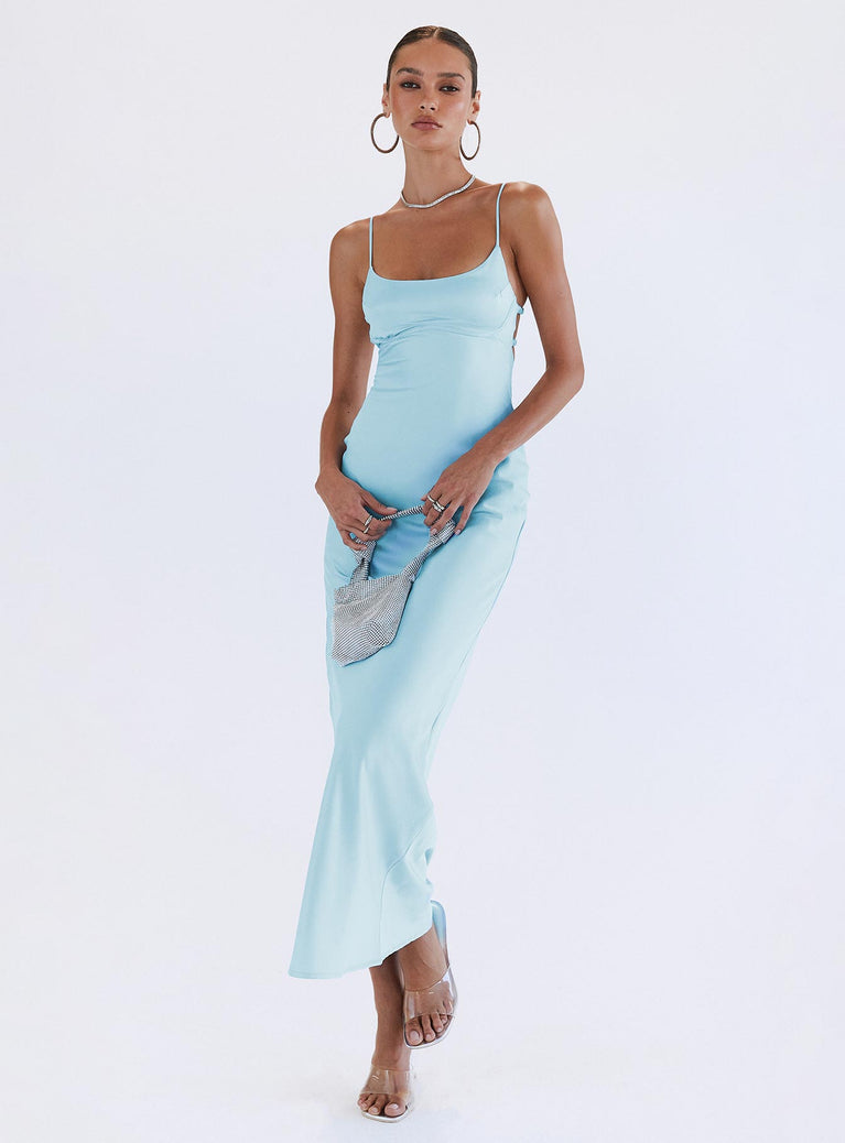 product Princess Polly Square Neck  Ravia Maxi Dress Blue