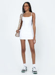 product Princess Polly Asymmetric Neckline  Katrina Mini Dress White