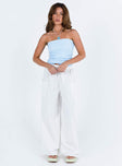 product Princess Polly High Waisted Pants  Brunie Pants White Petite