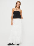 product Princess Polly Sleeveless Asymmetric Neckline  Annelyse Strapless Top Black