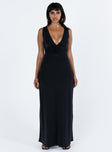 product Princess Polly Asymmetric Neckline  Ellia Maxi Dress Black