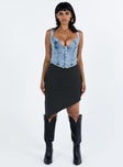 product Princess Polly Sleeveless Square Neck  Coulter Corset Denim