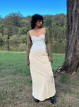 product Jodie Maxi Skirt Oatmeal Princess Polly  Maxi 