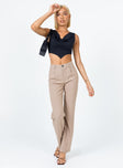 product Princess Polly High Waisted Pants  Titius Pants Beige