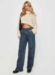 product Princess Polly High Waisted  Freedom Jeans Blue Denim