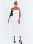 product Princess Polly High Neck  Oscar Midi Dress White Tall