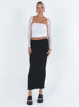 product Oscar Maxi Skirt Black Tall Princess Polly  