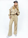 product Princess Polly  Kaiden Straight Leg Track Pant Beige