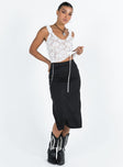 product Jansson Midi Skirt Black Princess Polly  Midi Skirts 