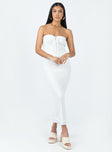 product Princess Polly Sweetheart Neckline  Mollen Maxi Dress White