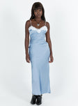 product Princess Polly Sweetheart Neckline  Alexina Maxi Dress Blue