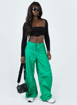 product Princess Polly  Motel Chute Trousers Green