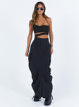 product Baird Cargo Maxi Skirt Black Princess Polly  Maxi 