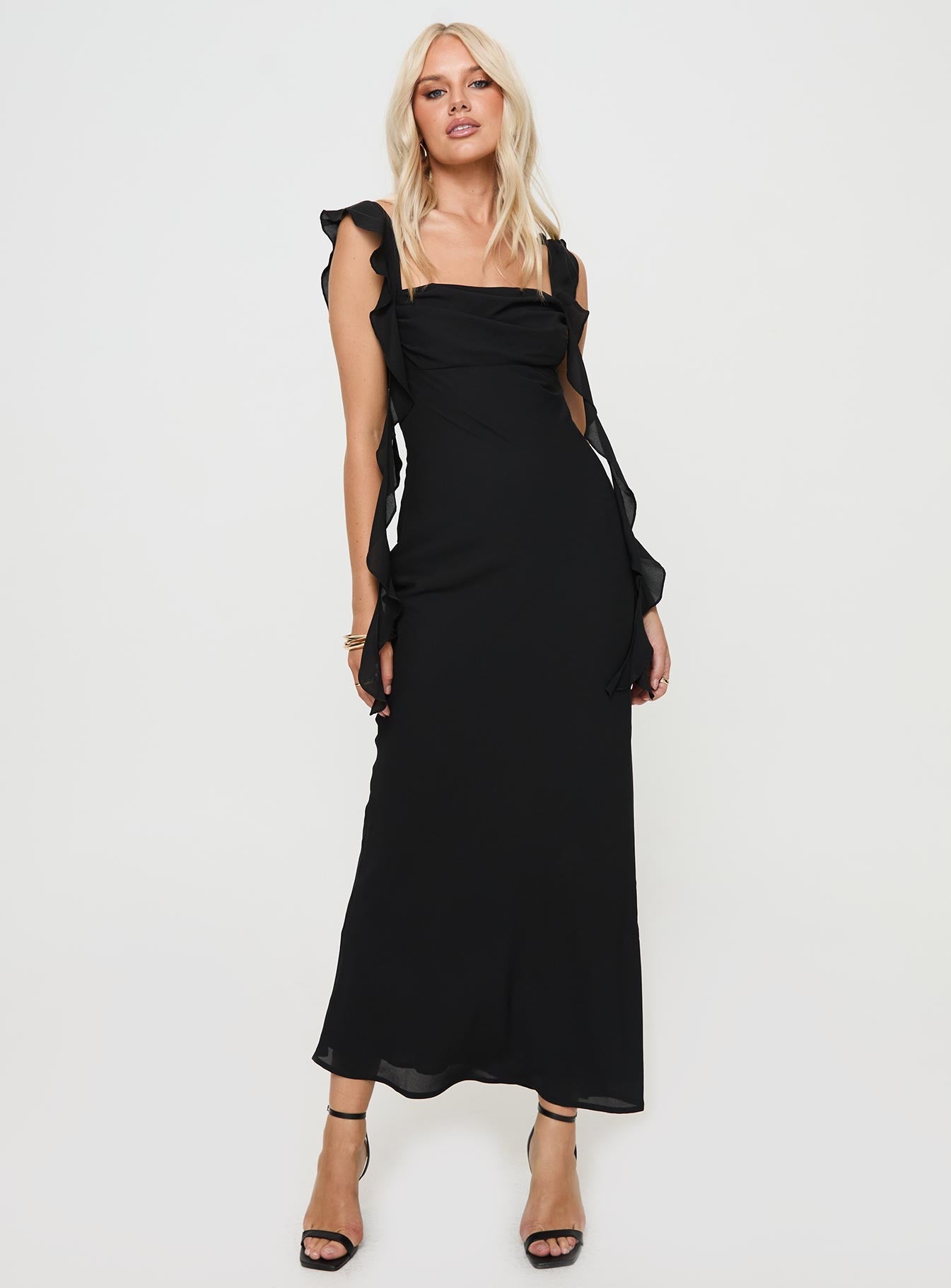 Shop Formal Dress - Lanai Maxi Dress Black fifth image