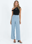 product Princess Polly High Waisted Pants  Archer Pants Dusty Blue