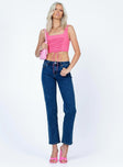 product Princess Polly Mid Rise  Rhye Low Rise Jeans Mid Wash Denim