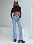 product Princess Polly High Waisted  Cabarita Lounge Denim Jeans Mid Wash