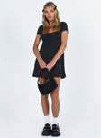 product Princess Polly High Neck  Glenore Mini Dress Black