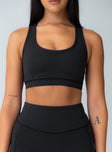 Black crop top