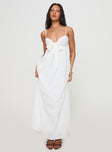 Granno Maxi Dress White