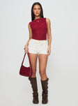 Hasso Top Burgundy