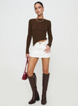 Renewal Long Sleeve Top Brown