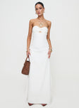 Artis Strapless Maxi Dress White