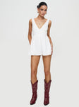 Meliora Playsuit White