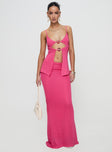 Kadee Buckle Maxi Set Pink