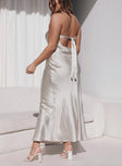 product Princess Polly Asymmetric Neckline  Haley Maxi Dress Champagne