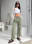 product Princess Polly High Waisted Pants High Waisted Pants High Waisted Pants High Waisted Pants  Tumble Pants Green