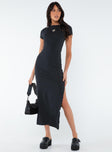 product Princess Polly Asymmetric Neckline  Lex Maxi Dress Black