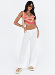 product Princess Polly  Euro Dreaming Palazzo Pants White