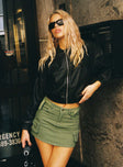 product Peterson Cargo Mini Skirt Khaki Princess Polly  Mini Skirts 