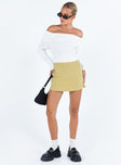 product Selby Mini Skirt Lemon Princess Polly  Mini Skirts 