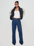 Hailey Bomber Jacket Navy