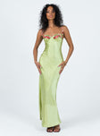 product Princess Polly Crew Neck  Kenzie Maxi Dress Green