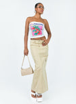 product Minka Maxi Skirt Beige Princess Polly  Maxi 