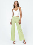 product Princess Polly High Waisted Pants  Santa Monica Knit Pants Green