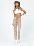 product Princess Polly High Waisted Pants  Nettie Pants Beige