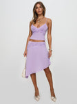 Pappilion Asymmetrical Skirt Lilac