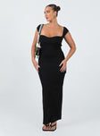 product Princess Polly Square Neck  Larissa Maxi Dress Black