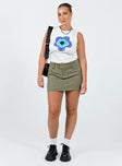 product Coco Mini Skirt Khaki Princess Polly  Mini Skirts 