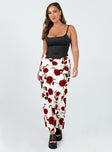 product Jodie Maxi Skirt White Floral Princess Polly  Maxi 