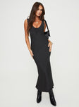 product Princess Polly High Neck  Bareena Bias Cut Maxi Dress Black