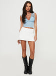 Gigi Skort White Lower Impact