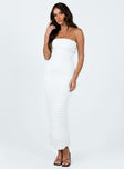 product Princess Polly High Neck  Kendrick Strapless Maxi Dress White