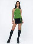 product Princess Polly Sleeveless Asymmetric Neckline  Terah Top Green